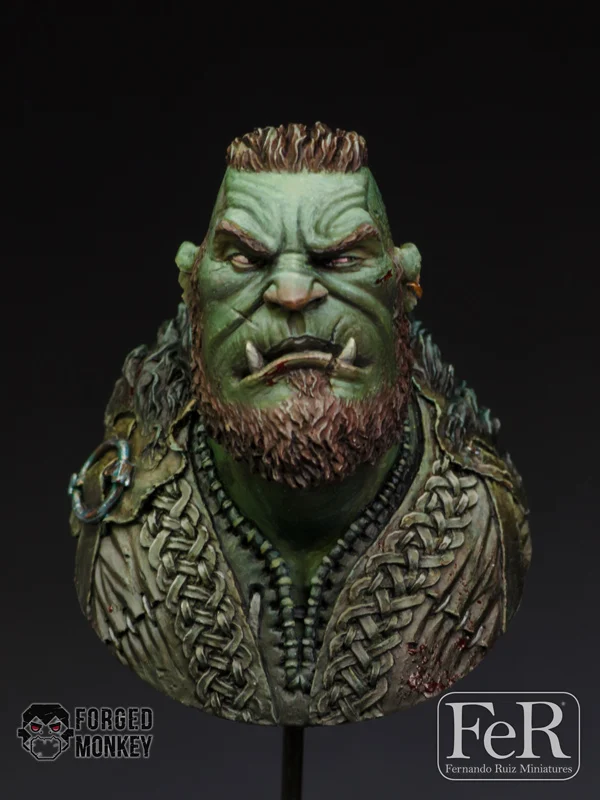 1/12 Ragnok, Norse Orc Hero Resin kit Figure Bust GK Fantasy Theme Uncoated No colour