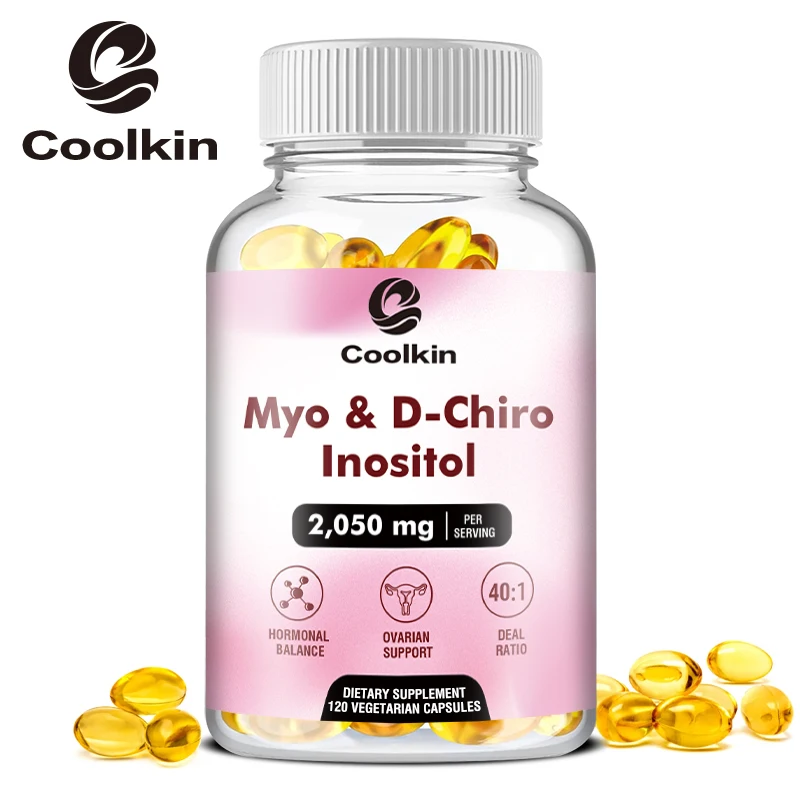 Myo & D-Chiro Inositol Capsules - for Women To Support Ovarian Function and Hormonal Balance