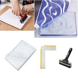 Bundle Gel Printing Plate Tool for Printmaking Reusable Monoprinting Clear Plate for Art Craft Assortment Fast Free Shipping