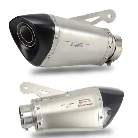 Hot Sale Motorcycle Exhaust Muffler Escape Moto Removable DB Killer Laser 51/60/65mm for BMW S1000RR 2010-2014 Slip-on