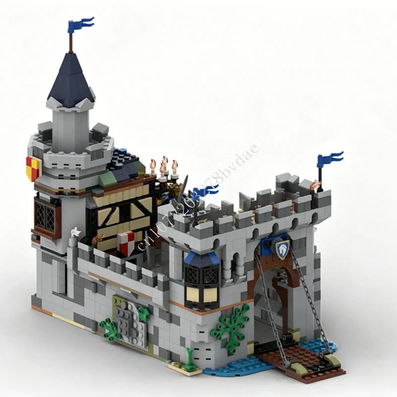 

1325 PCS Medieval Knight Castle Building Blocks Model Assembly Educational Birthday Gift For Adults man Adults Home Decoration