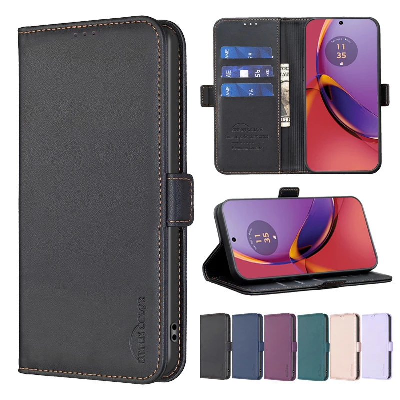 

Wallet Magnetic Flip Leather Case For Motorola Moto G85 G84 G73 G72 G62 G55 G54 G53 G35 G32 G23 G22 G14 G13 E32 E13 Edge 40 Neo