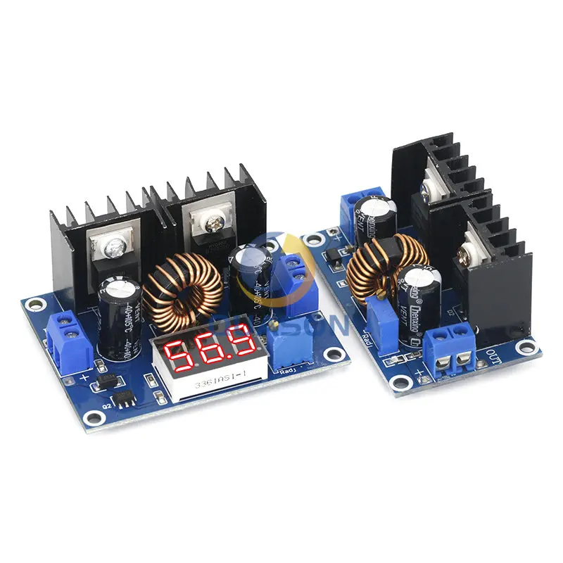 MH-ET LIVE LED Voltmeter PWM Adjustable 4-36V To 1.25-36V Step-Down Board Module XL4016 8A 200W DC-DC Power drop Module