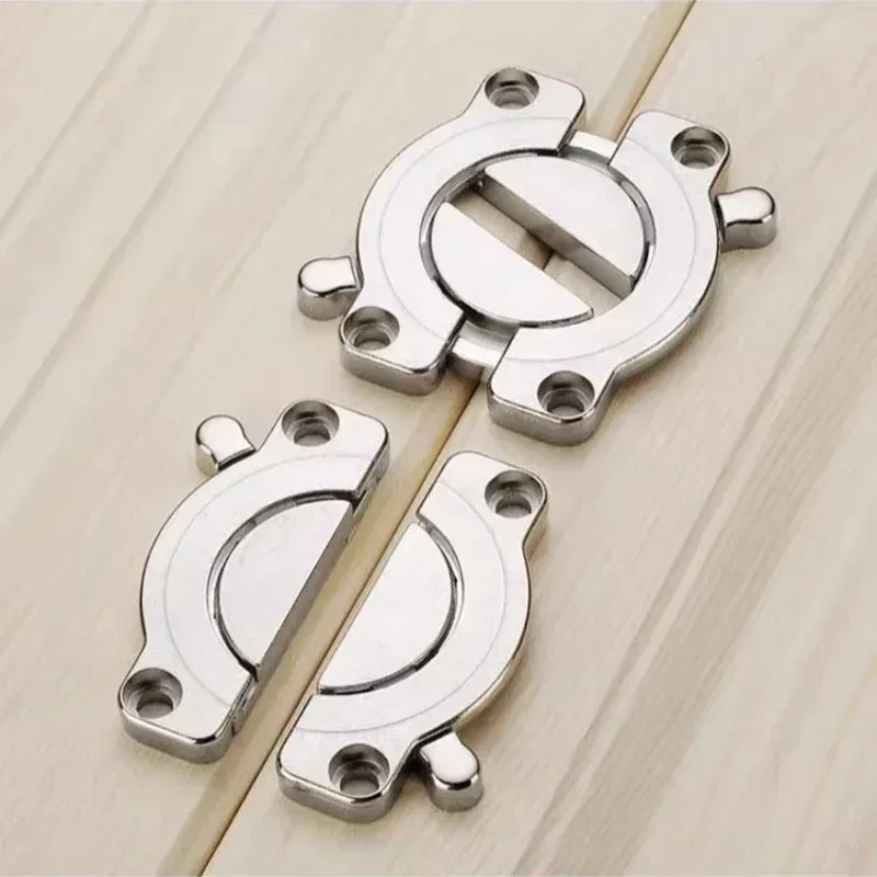 

2PCS Tabletop Connector Table Buckles Desk Combination Woodworking Fasteners Furniture Hinges for Wardrobe Cabinet Folding Shelf