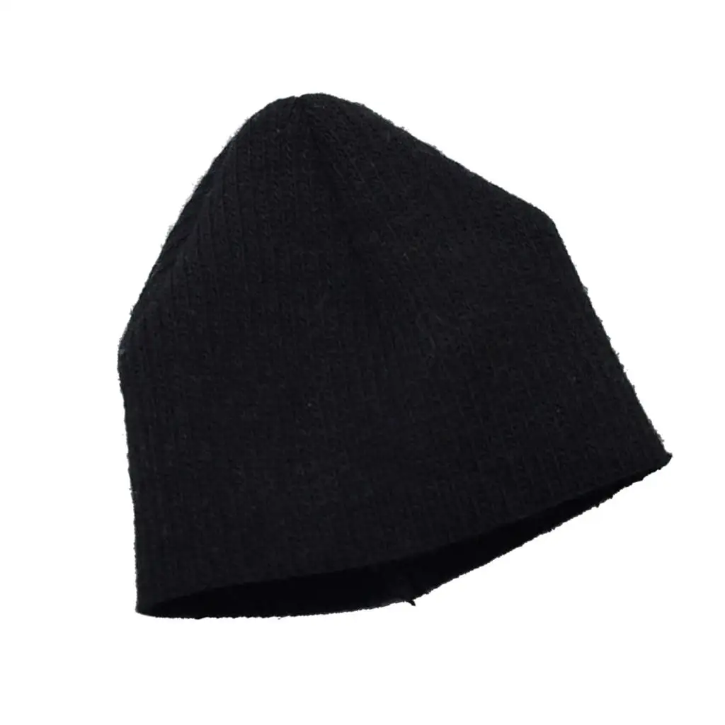1/6 Mens Cap Black Knitted Hat Figure Accessories for 12 Inch Male Doll Outfits Display