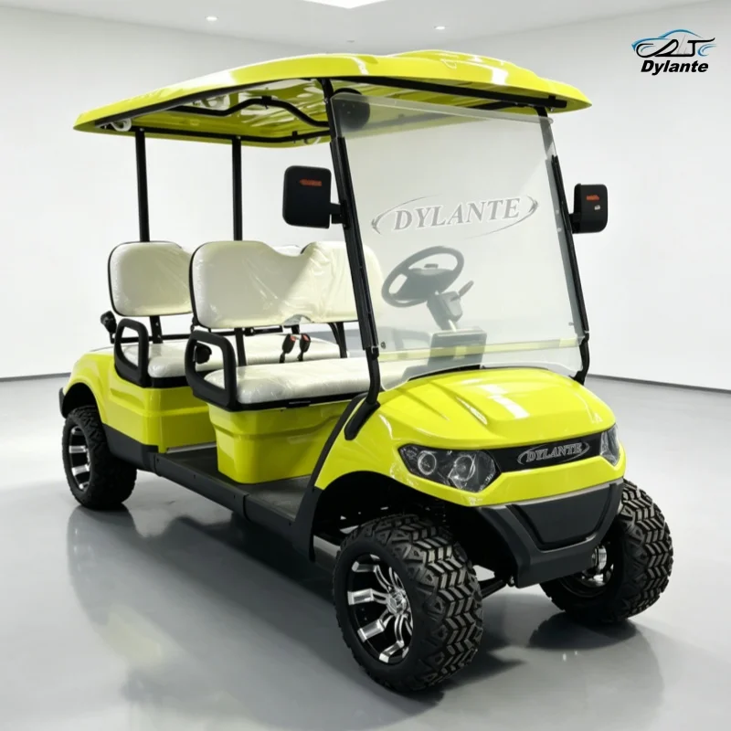 2026 New China Solar Panel Powered 48V 60V 5KW Off-Road Electric Hunting Cart 2 4 6 Seats 4KW Electric Golf Cart
