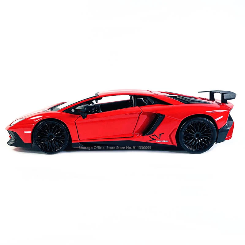 Bburago 1:24 Scale Lamborghini Avebtador SV Coupe LP750  Alloy Luxury Vehicle Diecast Cars Model Toy Collection Gift