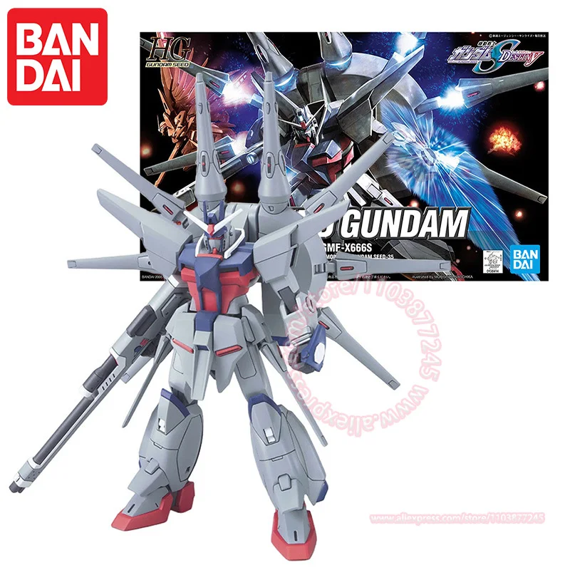 BANDAI HG 1/144 LEGEND GUNDAM ZGMF-X666S Children's Toy Assembly Model Collection Ornaments Action Figures Animation Peripherals