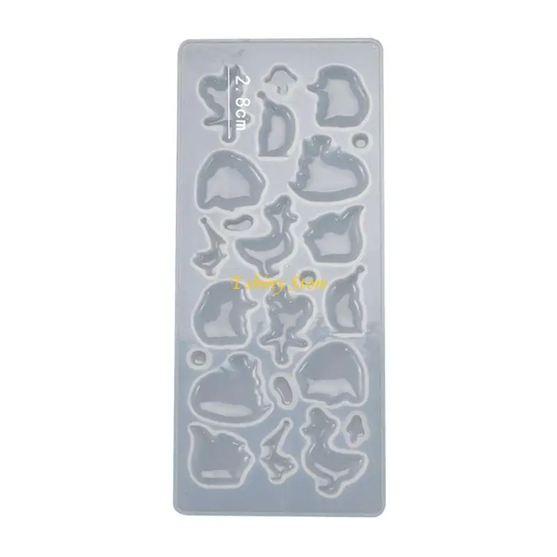Hanging Pendant Keychain Casting Mold Multi-style Earrings Eardrop Danglers Silicone Mould DIY Crafts Jewelry Mold