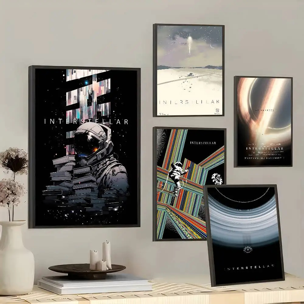 بين النجوم الكلاسيكية الخيال العلمي فيلم DIY لزجة ملصق مقاوم للماء ورقة ملصق مقهى بار ديكور المنزل #2