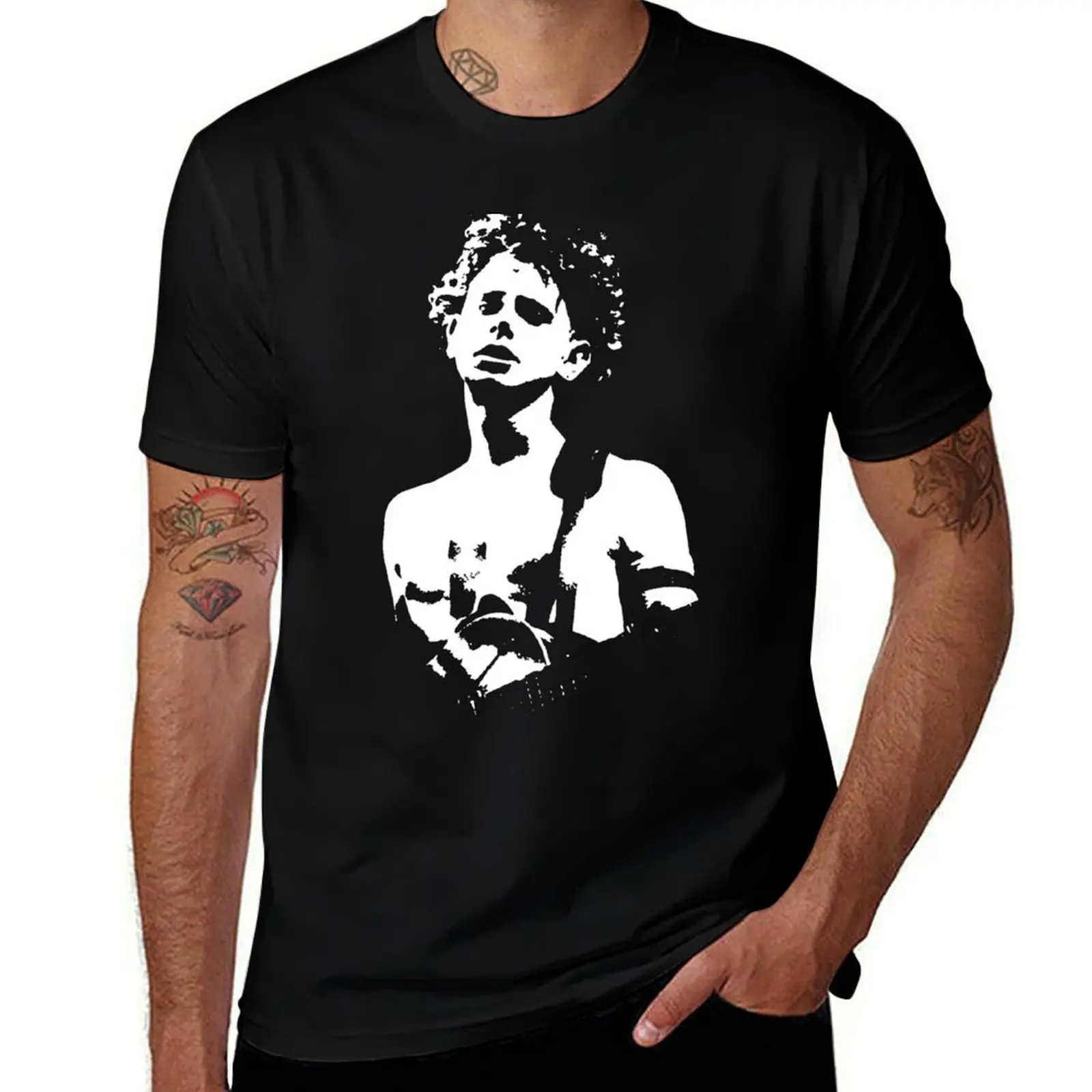Stripped T-Shirt Work Short Sleeve Cotton Top T-Shirt