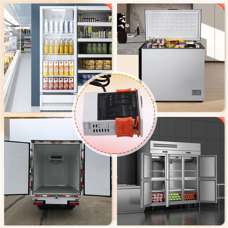 

【Must-Haves】STC-8080A+ Digital Thermostat Temperature Controller Refrigerator Refrigeration Automatic Defrost Timer Single Probe