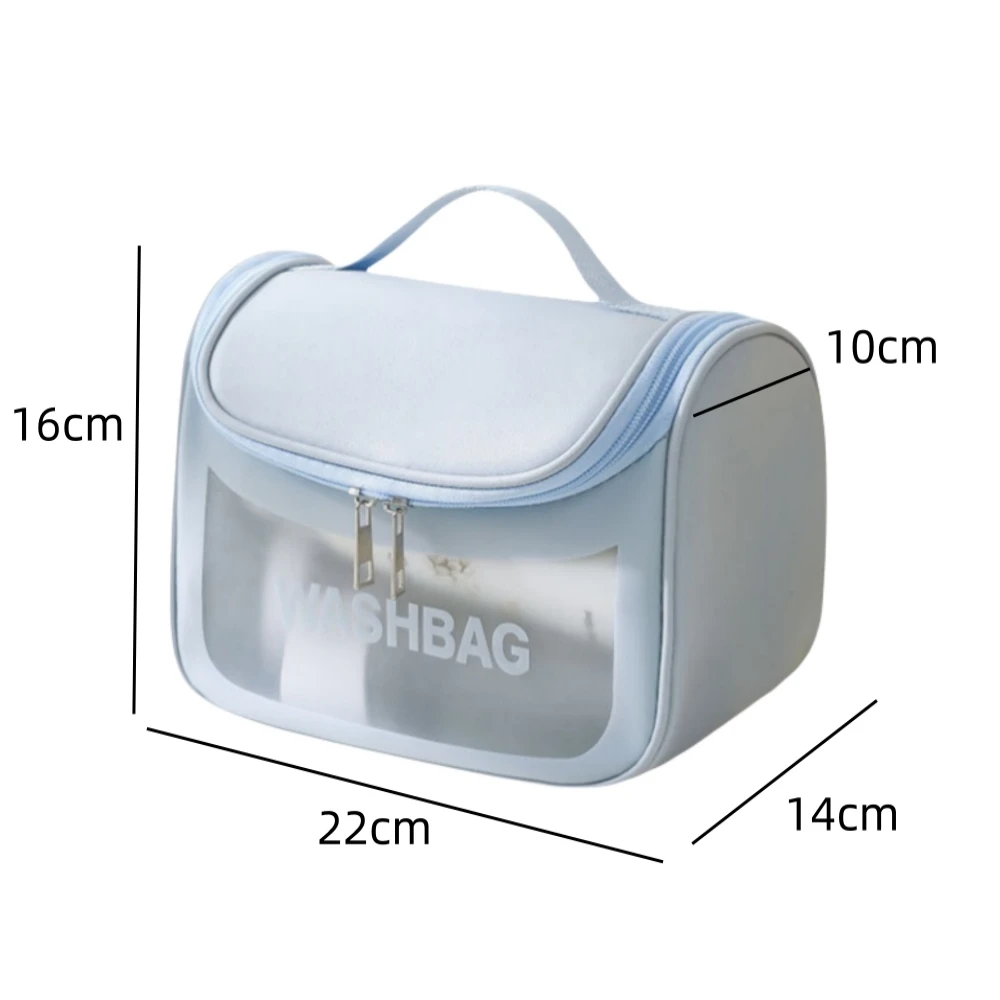 Cosmetic Bag Makeup Brush Skin Care Toiletries Storage Bag Large Capacity Multi-functional Portable Waterproof Handbag