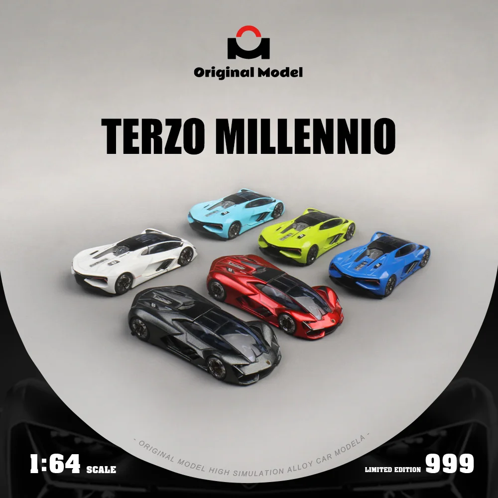 

*Pre-order*OM 1/64 Terzo Millennio Simulation Alloy Car Model for Collection&Display&Gift
