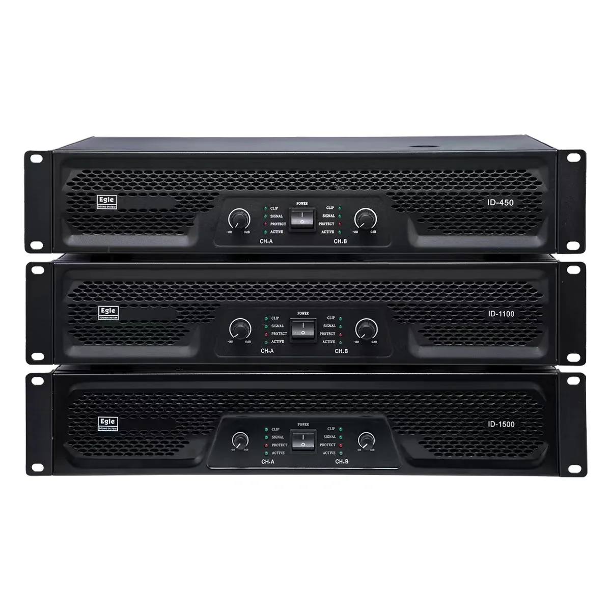 2U  2 channel power amplifier