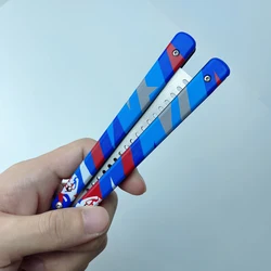 23 cm (9,05 pulgadas), Juguete de Arma Periférica del Juego VALORANT, Entrenador de Cuchillo Peine Mariposa YORU, Modelo Metálico, No Afilado, a Prueba de Óxido