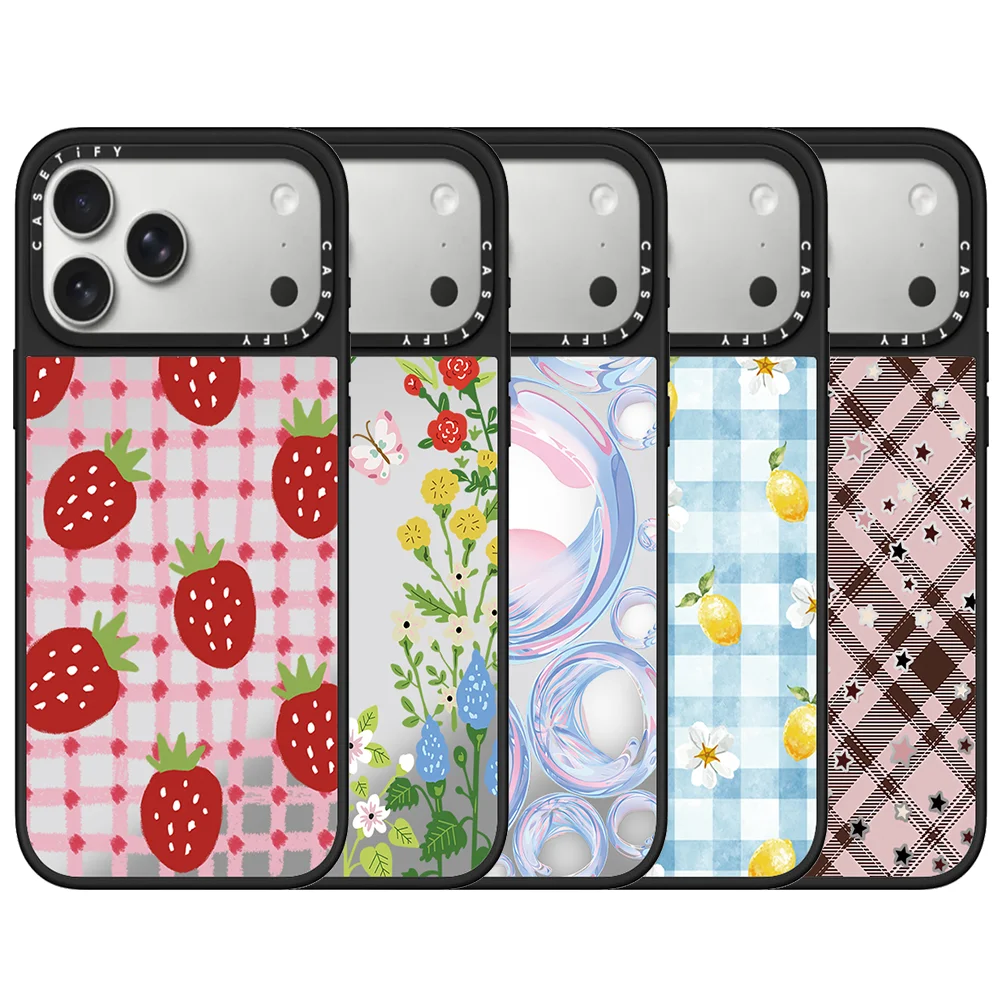 

CASETiFY Springtime Freshness Series Stripe Print Phone Case for iPhone 16 17 15 14 13 Pro Max Air Plus Magnetic Protect Cover