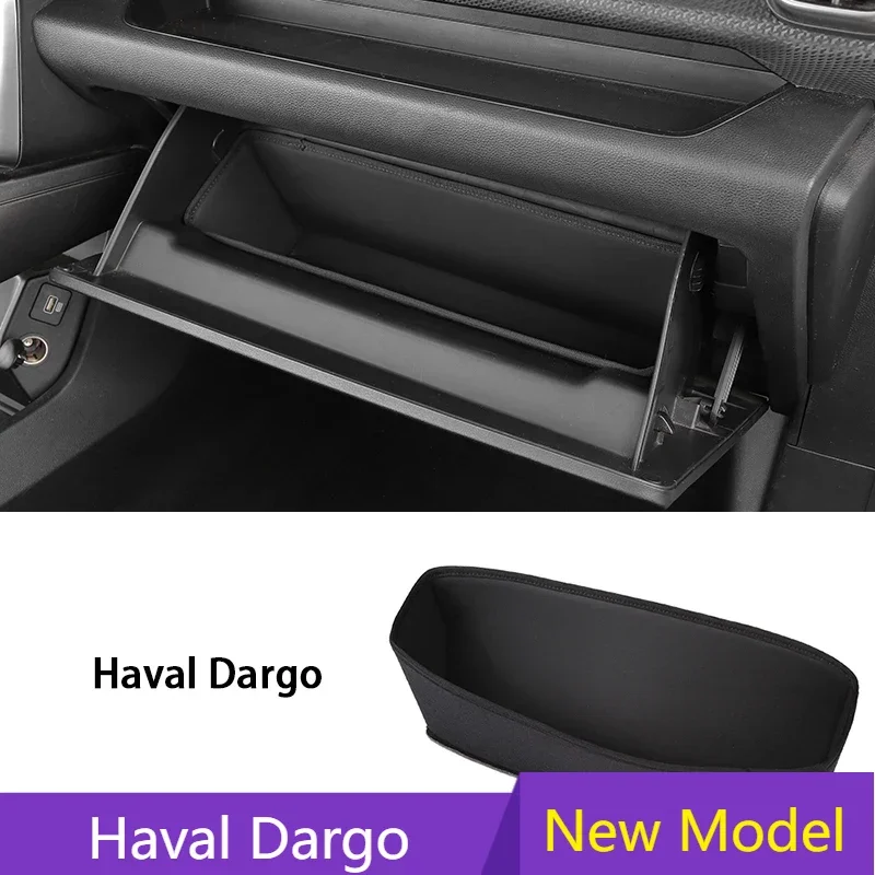 

For GWM Great Wall Haval Dargo 2022 2023 Leather Organizer Container Holder Car Sundries Box First Officer Storage Box