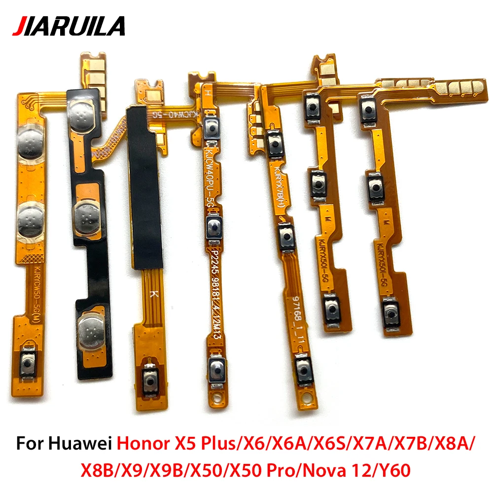 Power Volume Button Key Flex Ribbon Flex Cable For Huawei Honor X5 Plus X6 X6S X6A X7A X7B X8A X8B X9 X9B X50 Pro X5 X7C X8C X9C