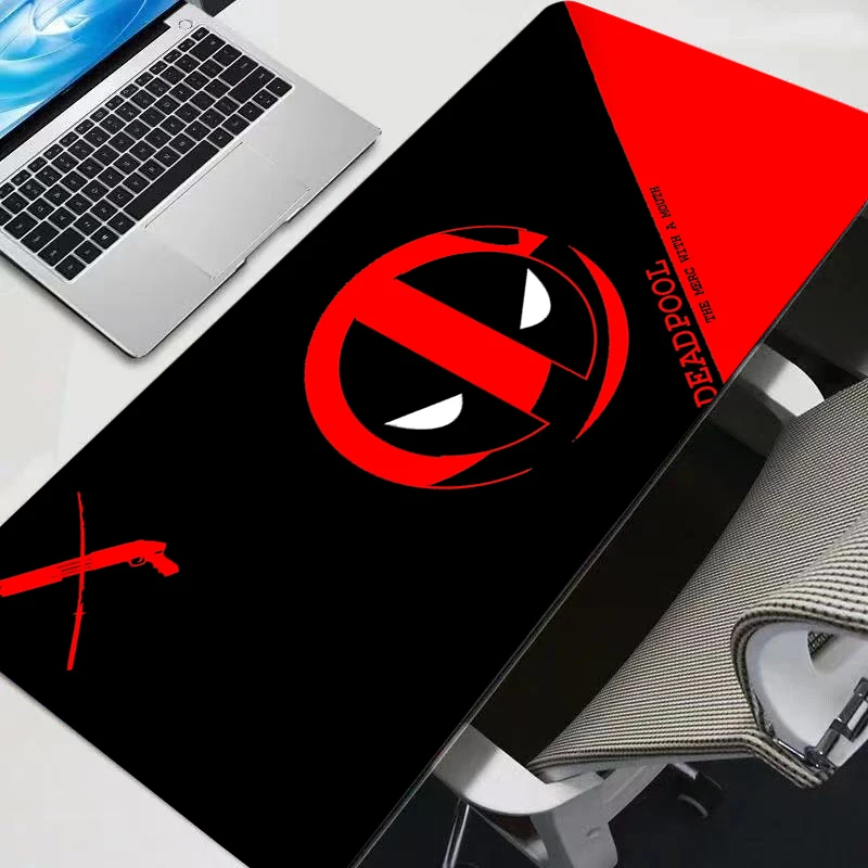 Mouse Pad Anime Deadpool Carpe Mousepads Large PC Gamer Computer Mausepad Varmilo Keyboard Gaming Accessories Desk Mat