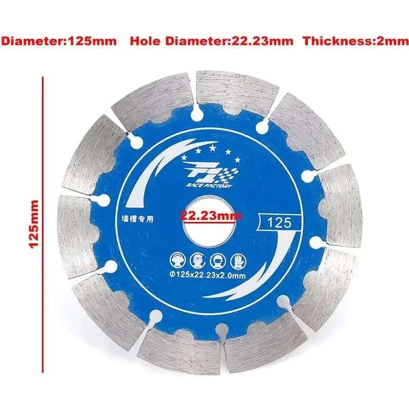1pcs 125mm Wood Cutting Disk Cutting Wood Saw Disc Angle grinder Wood Cutter Multitool Diamond Saw Blades For Woodworking
