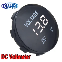 1PC 12V24V DC Car Motorcycle LED Voltmeter Signal Lights Digital Display Gauge Volt Voltage Meter Indicator Lamp Tester Dc5v-48v