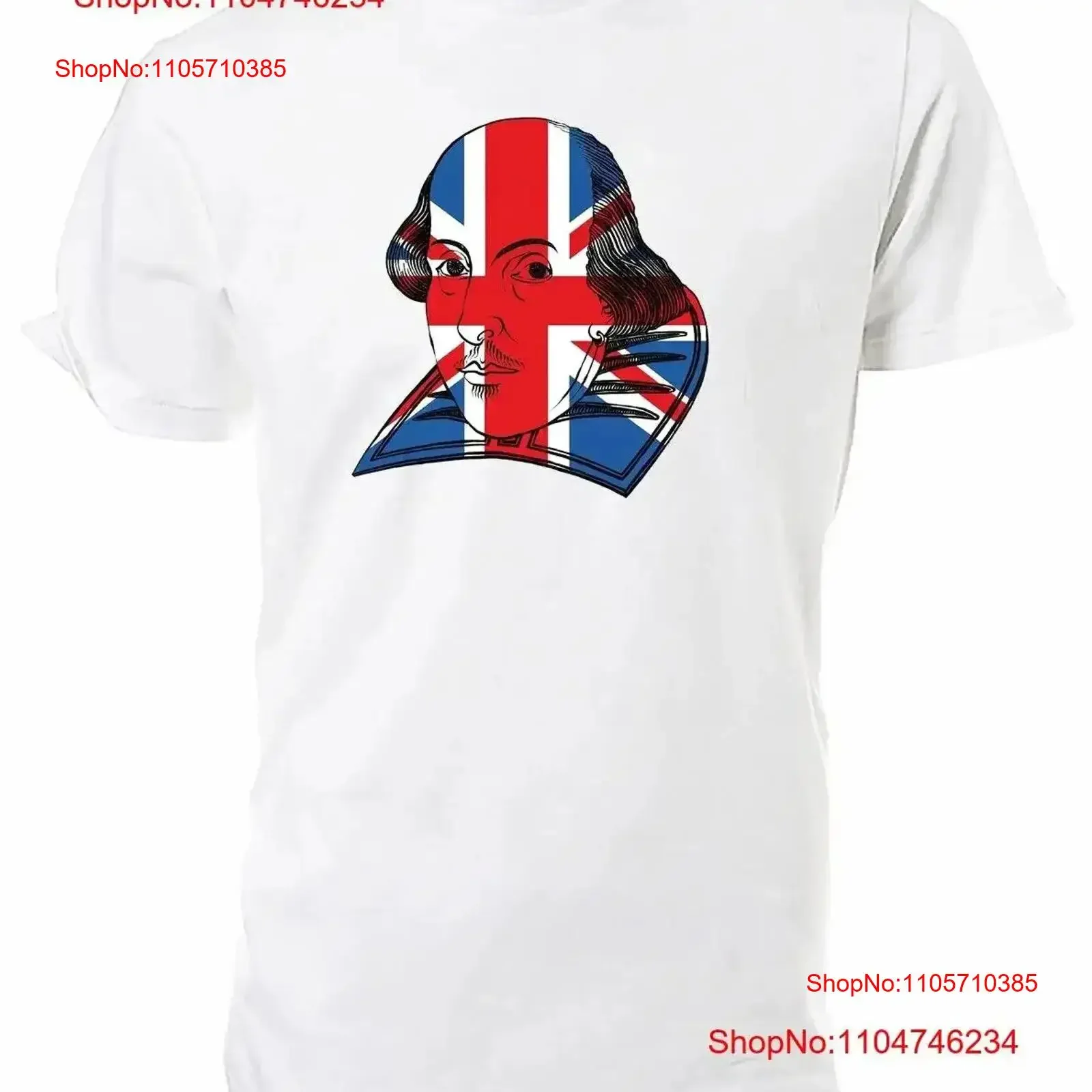 Best of British Union Jack Shakespeare T shirt Choice size cols kids vintage Washed Versatile Casual designer clothes Stylish
