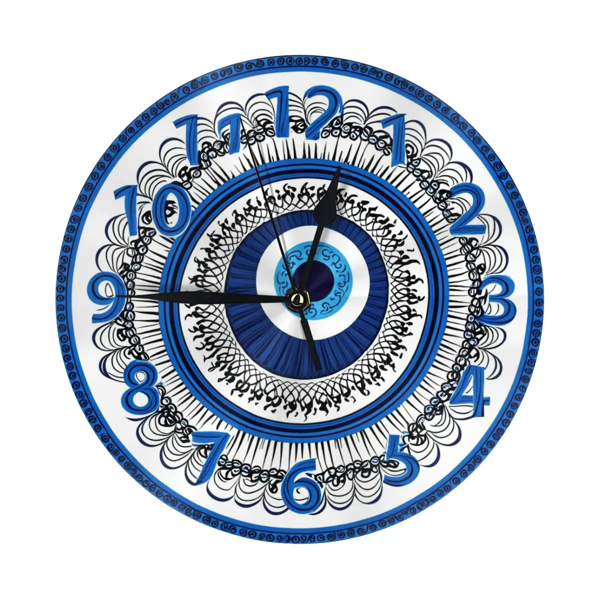 Reloj egipcio de ojos malvados, relojes clásicos con registro Musical, reloj de pared decorativo para paredes, sala de estar, talla única