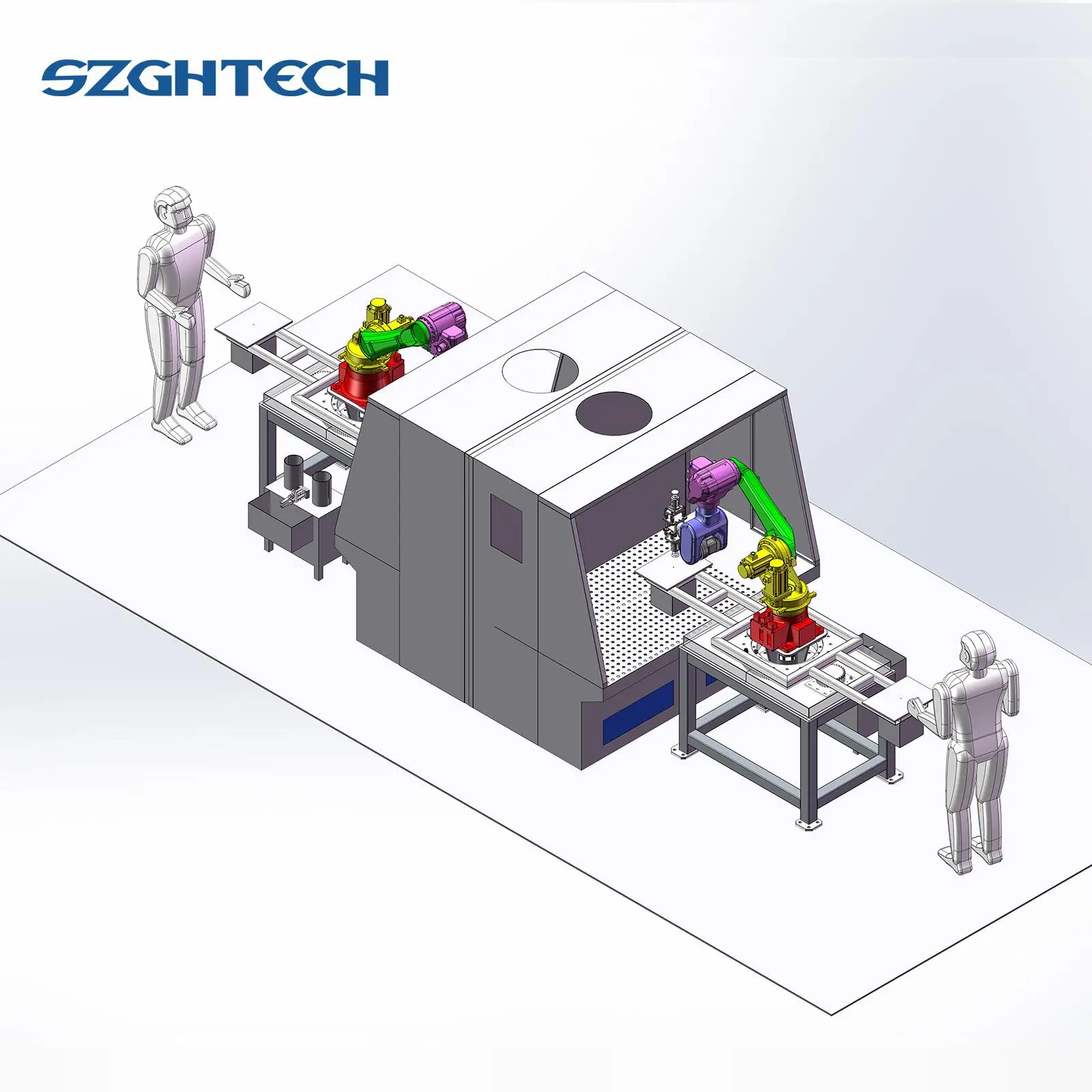 SZGH-M1000-E-6 Manipolatore Mini Professionale Rettifica Robot Braccio Manipolatore 6 Assi Braccio Robot per Rettifica Lucidatura Braccio Robot