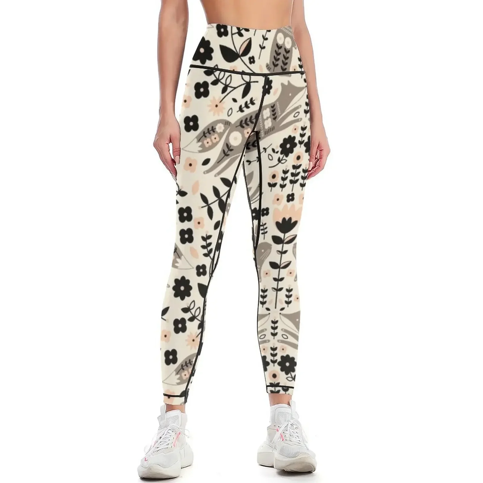 Woodland Folklore Leggings الرياضة يغطي الرجل الرياضية لصالة الألعاب الرياضية ملابس رياضية للنساء لصالة الألعاب الرياضية طماق المرأة