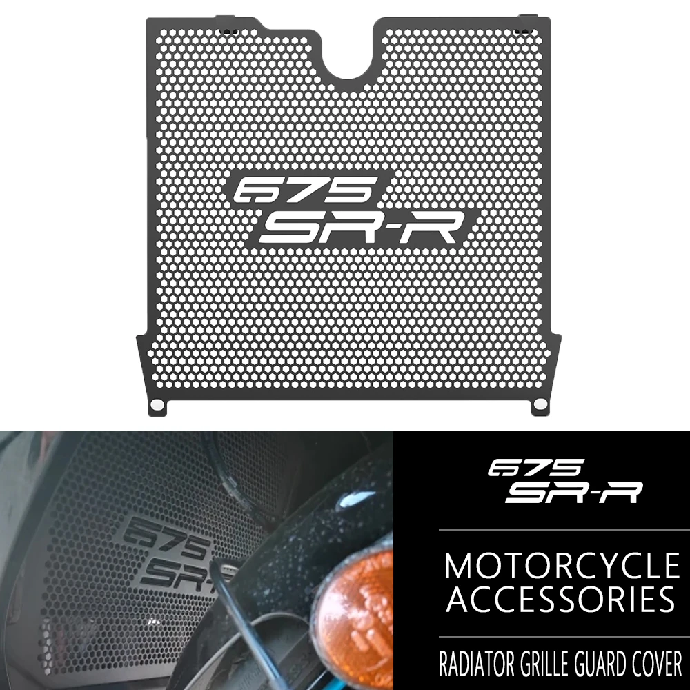 

For CFMOTO CF MOTO 675SR-R 675SRR 675SS 675 SR-R 675 SS 2024 2025 2026 Motorcycle Radiator Grille Guard Cover Cooling Protector