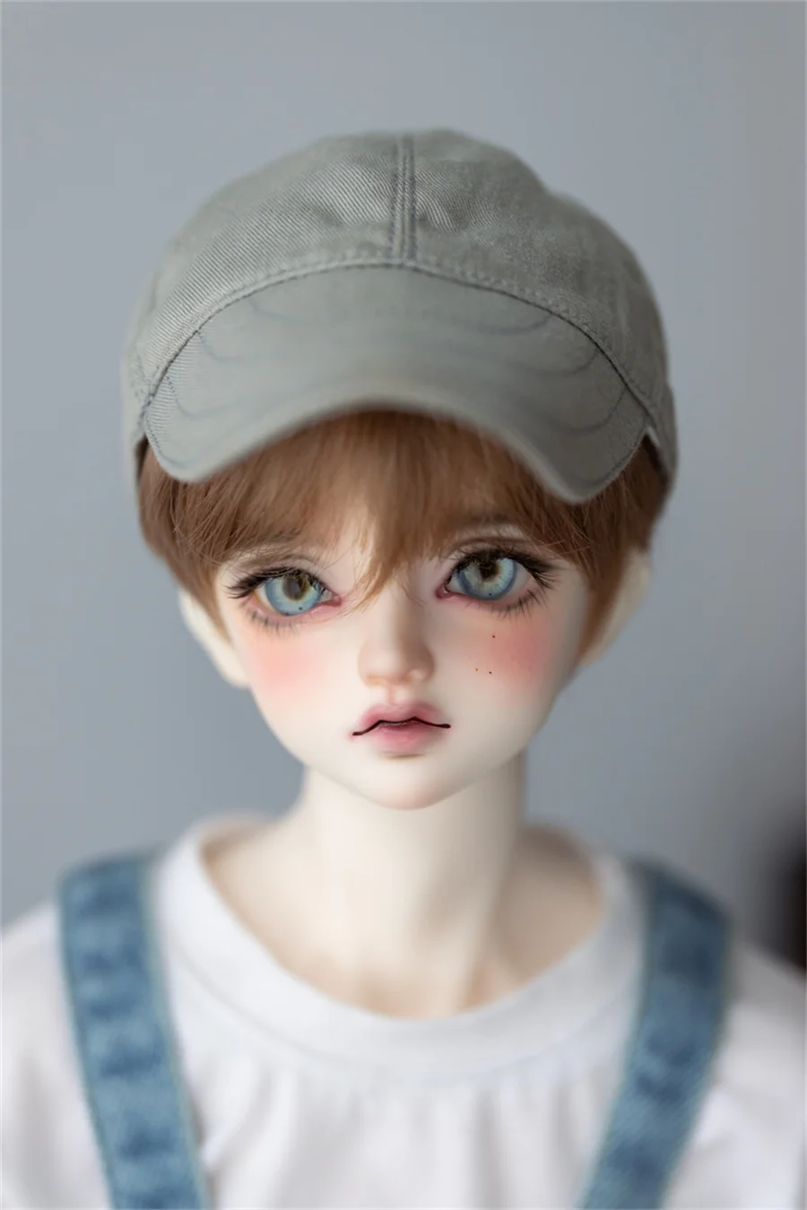 In Stock BJD Doll Cap 1/3 68 70cm Black White Handsome Youth Baseball Cap BJD Doll Accessories