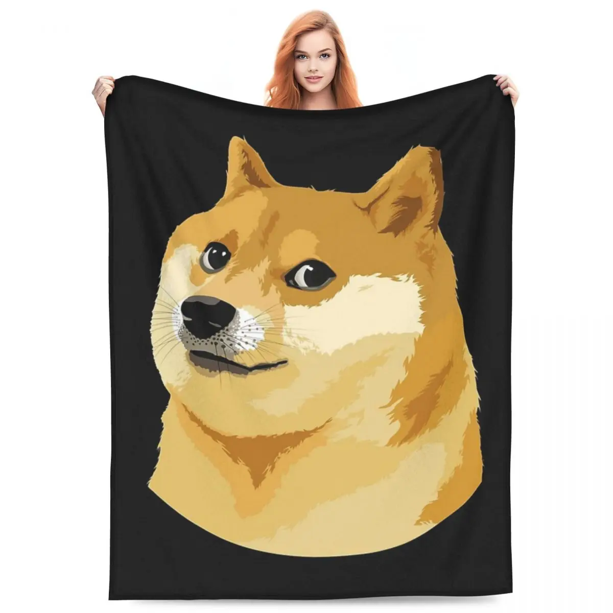 

Одеяла Doge Shiba Inu Memes, фланелевые дышащие одеяла для дивана, для дома, спальни, офиса, покрывало, одеяло