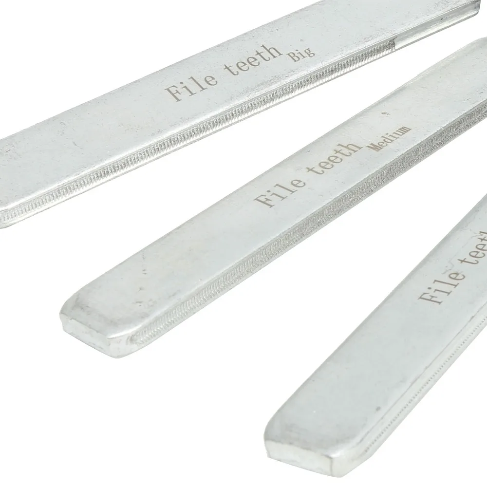 3PCS Metal And Plastic Guitar Sanding File Multicolored Nut Slotting Files Fretboard Grinding Tool For Guitar Repair