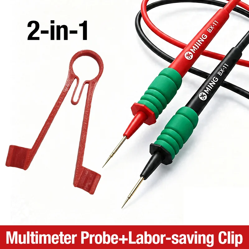 MIJING BX-11 Universal Multimeter Test Probe Digital Meter Lead Pen for Phone Computer Repair Voltage Detection and Circuit Te