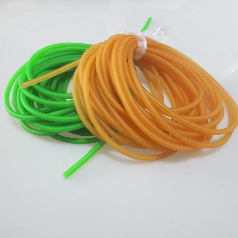 1:5 50meters Rubber Fishing Rope Diameter Solid Elastic Rubber Line 1 Meter Stretch 5 Times Elastic Fishing Line Diameter 6MM