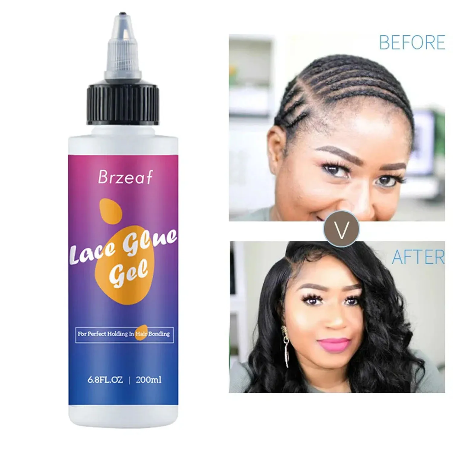 

1 комплект, кружевной клей-гель, жидкий клей-гель, невидимый клей для парика, прозрачный клей для контроля краев, гель для укладки волос для детских париков, фронтальный парик