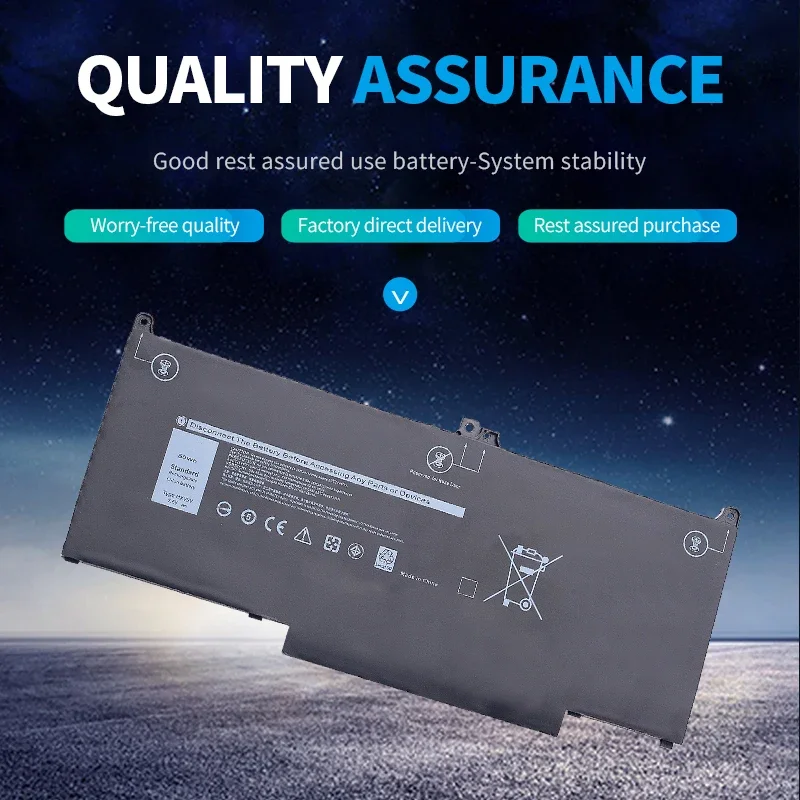 SOMI MXV9V Battery for Dell Latitude 5300 5310 7300 7400 E5300 E5310 E7300 E7400 Latitude 5300 5310 2-in-1 inspiron 7300/7306