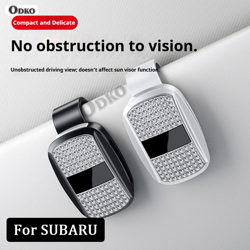 Soporte para gafas montado en el coche, tablero de sombrilla multifuncional, Clip de almacenamiento para Subaru Forester XV Outback Legacy WRX Tribeca Impre