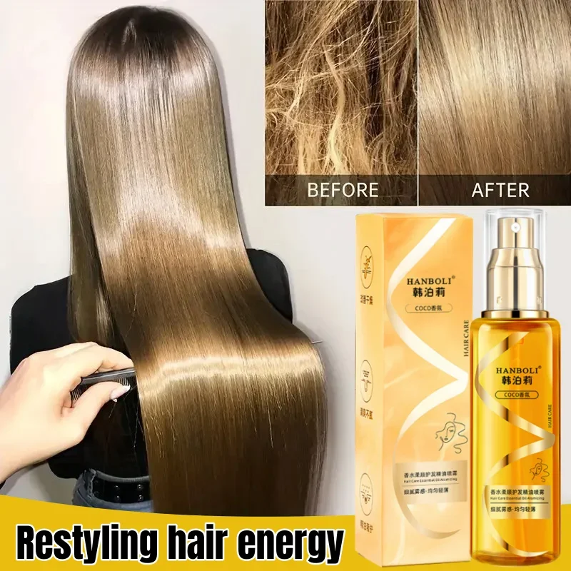 

Moisturizing & Strengthening Silky Hair Care Essential Oil,Repair Leave-In Conditioning Spray,Hydrating Hair Treatment