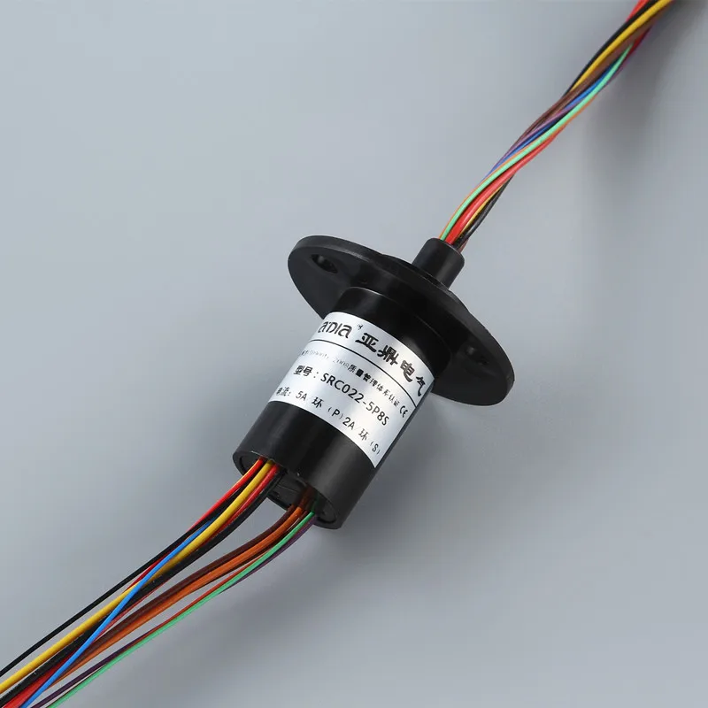22มม.เส้นผ่านศูนย์กลาง18ช่อง2A แคปซูล Slipring Power Conductive Joint SRC-22-182 A แปรงไฟฟ้าเกมส์สะสมแหวน