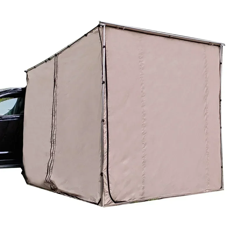 Car side camping, outdoor mesh room,