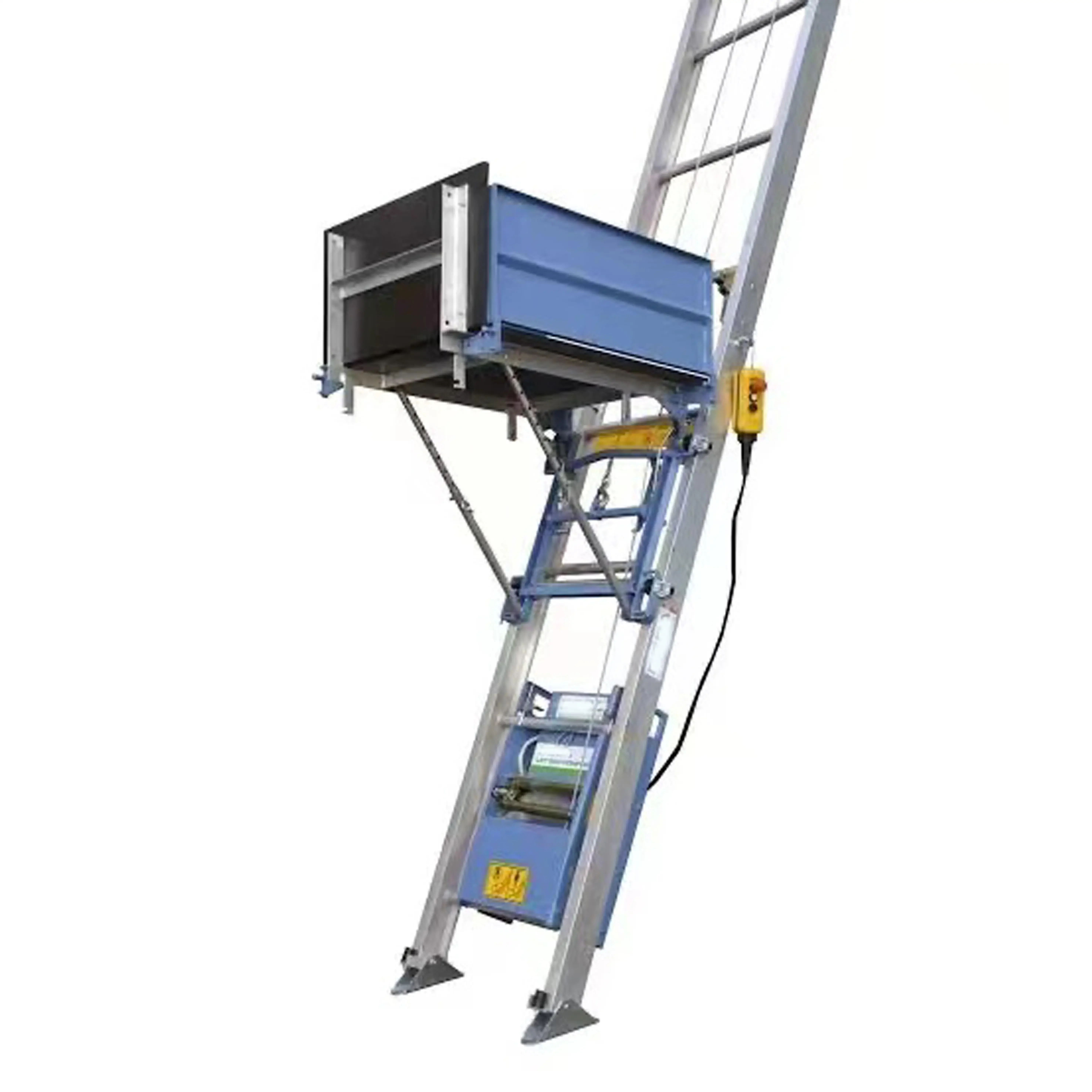 Construction Electric Small Hoist Lifts Solar Panel Ladder Lift Equipment for PV Panel Roof Lifting