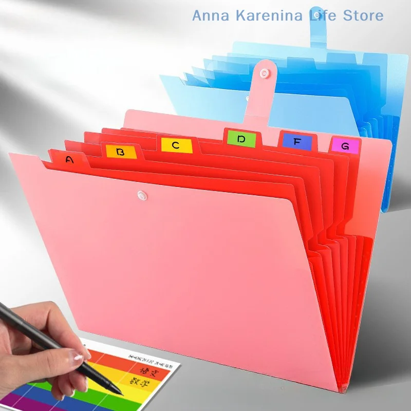 

Расширяющаяся папка для файлов формата А4, 5 карманов, папки для документов, канцелярских принадлежностей, портативный органайзер для бумаги для школьных и офисных принадлежностей