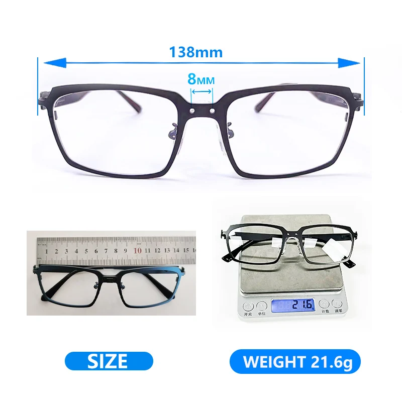 burite ultralight Titanium Glasses  Anti Blue Light Computer Reading Glasses dental fashion DIY make TTL dental loupes