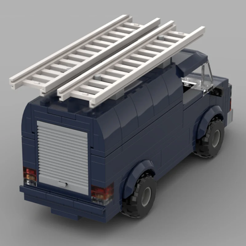 스피드 레이싱 카 모델 MOC 빌딩 블록 화가 전용 밴 모듈형 기술 선물 휴일 조립 어린이 장난감 세트