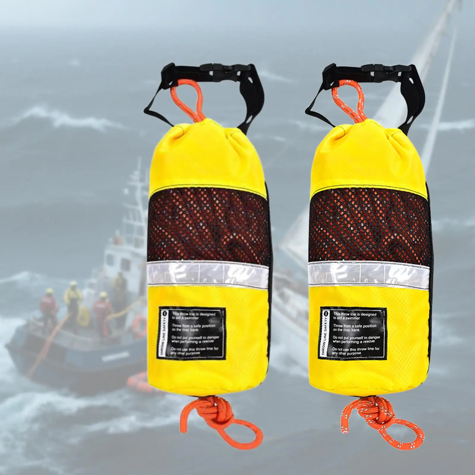 

Сумка для спасения на воде, морская веревка 31 м, многофункциональная метательная веревка, плавающая веревка для рафтинга на каноэ, гребли, катания на лодках, каяка