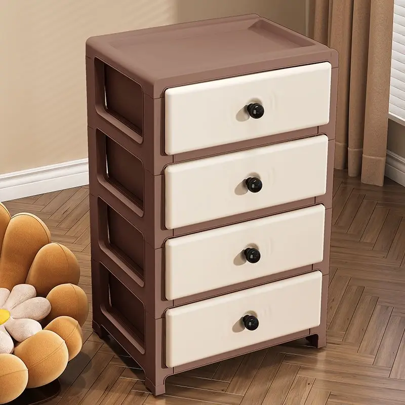 35cm Waterproof Bathroom Storage Cabinet Narrow Space Multi-Drawer Organizer Cabinet for Bedroom Closet Clothes Storage