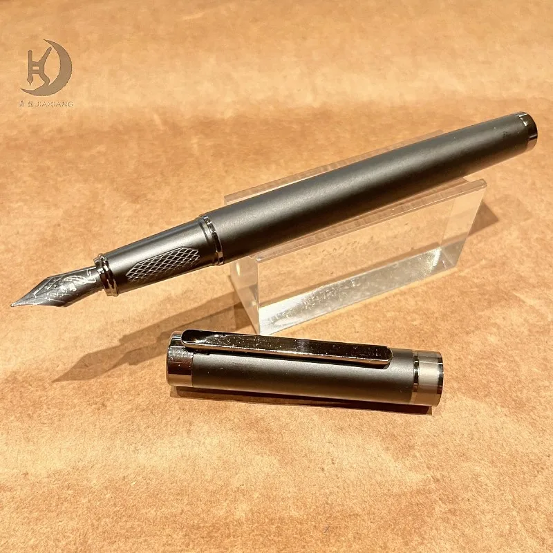 155 Luxuriöser Kugelschreiber im klassischen Design mit Konverter aus Metall, ideal für Journaling und Kalligraphie, sanftes Schreiben – Detail 3
