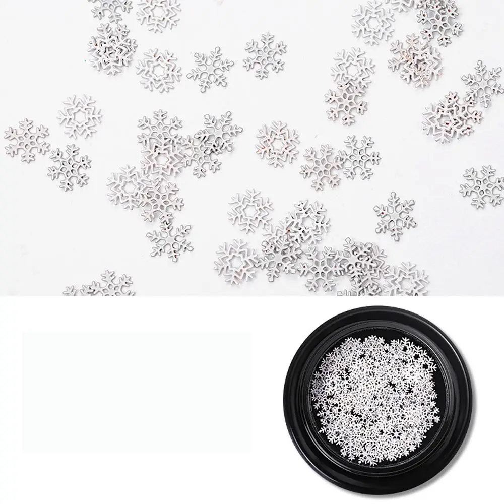 อุปกรณ์ทำเล็บ DIY ของตกแต่งเล็บ ของขวัญ งานศิลปะบนเล็บ ประกาย 3 มิติ กลิตเตอร์ เล็บลายเกล็ดหิมะ